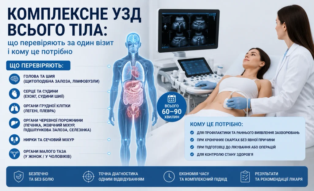 Комплексне УЗД всього тіла