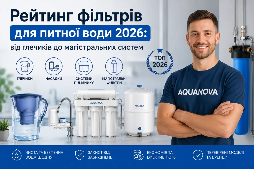 Рейтинг фільтрів для питної води 2026