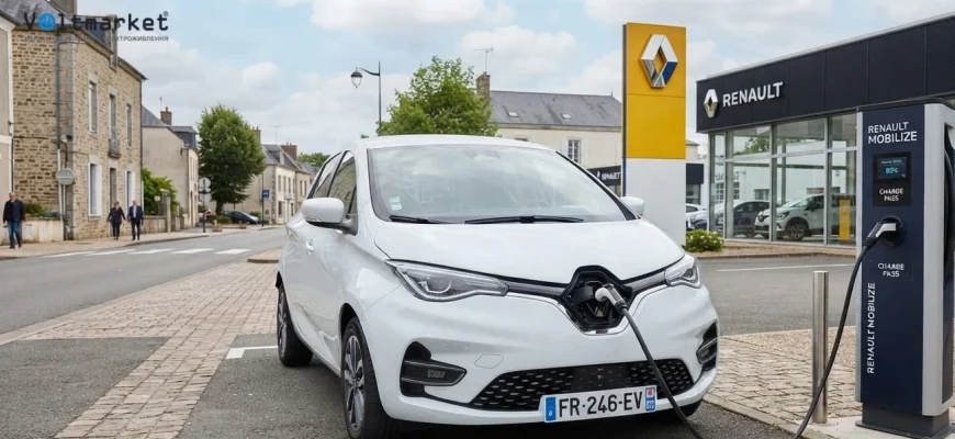 Зарядка на электромобиль Renault Zoe: где купить в Украине